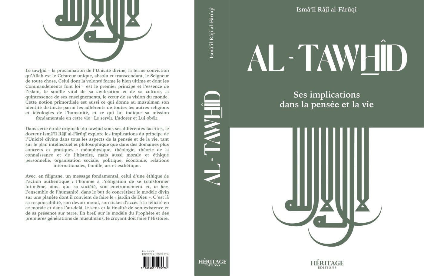 Al-Tawhid : ses implications dans la pensée et la vie Al-Bayyinah Livre > Islam > Foi et Spiritualité 9782493295576 Librairie Musulmane Al-imen