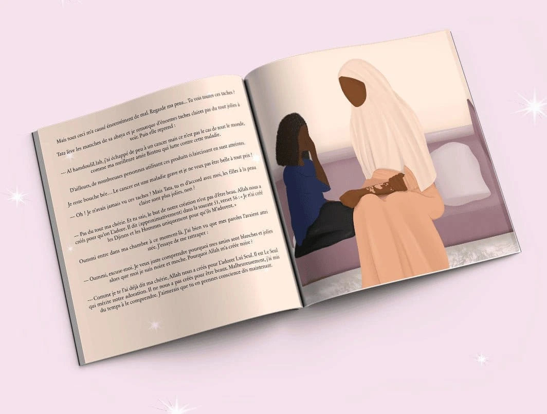 Hawa la petite fille qui ne voulait pas être noire Waladi Livre Islam Enfant 9782957828432 Librairie Musulmane Al-imen