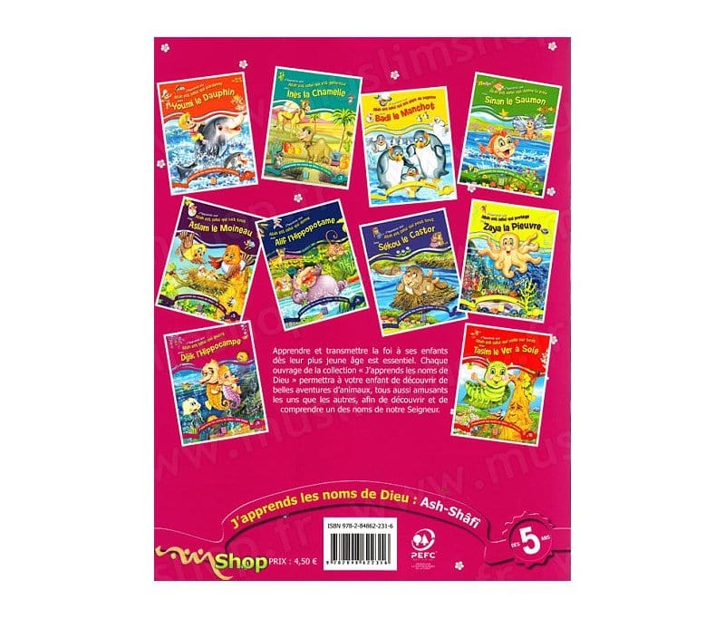 J'apprends que Allah est celui qui guérit avec Dijik l'Hipopocampe Tawhid Livre Islam Enfant 9782848622316 Librairie Musulmane Al-imen