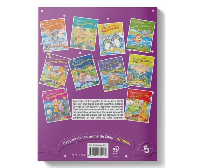 J'apprends que Allah est celui qui sait tout avec Aslam le moineau Tawhid Livre Islam Enfant 9782848622279 Librairie Musulmane Al-imen