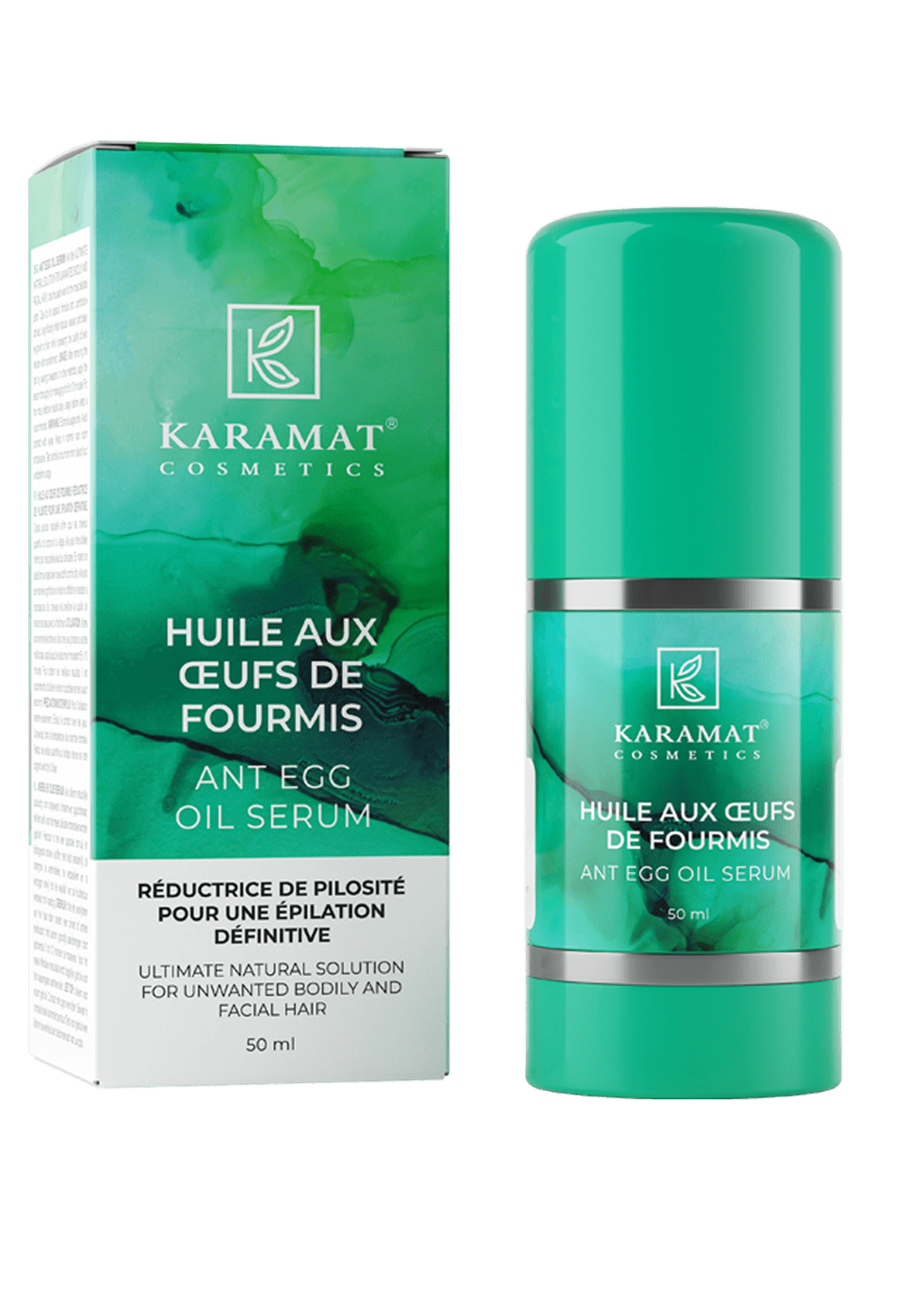 Le sérum d’huile aux œufs de fourmis de Karamat Cosmetics 50 Ml Karamat Collection Bien-être et Santé 034966596758 Librairie Musulmane Al-imen