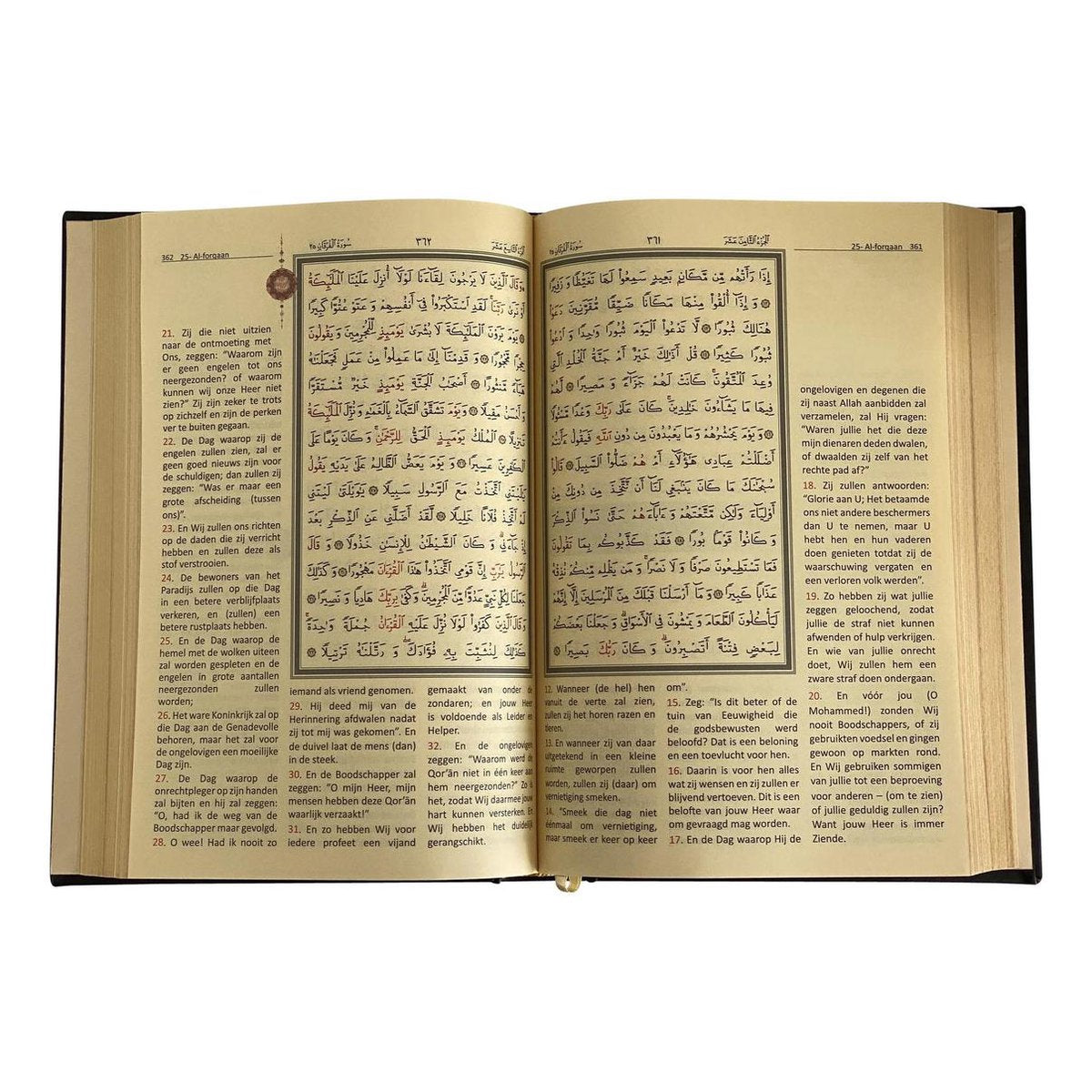 Koran Kerim in Nederlandse verticale weergave - Wit