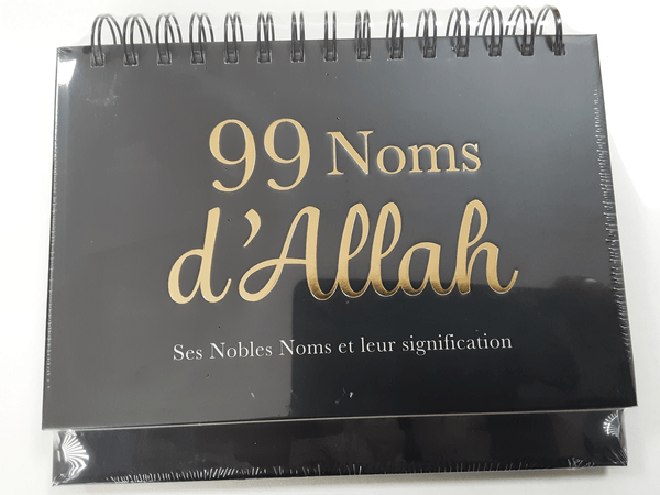 99 Noms d'Allah  – Ses Nobles Noms et leur signification - Calendrier en Noir - Hadieth Benelux