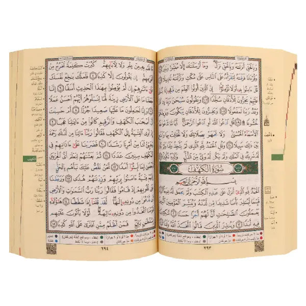 Koran Tajweed in het Arabisch - Koranwoordindex - Hafs 14x20cm - Flexibel