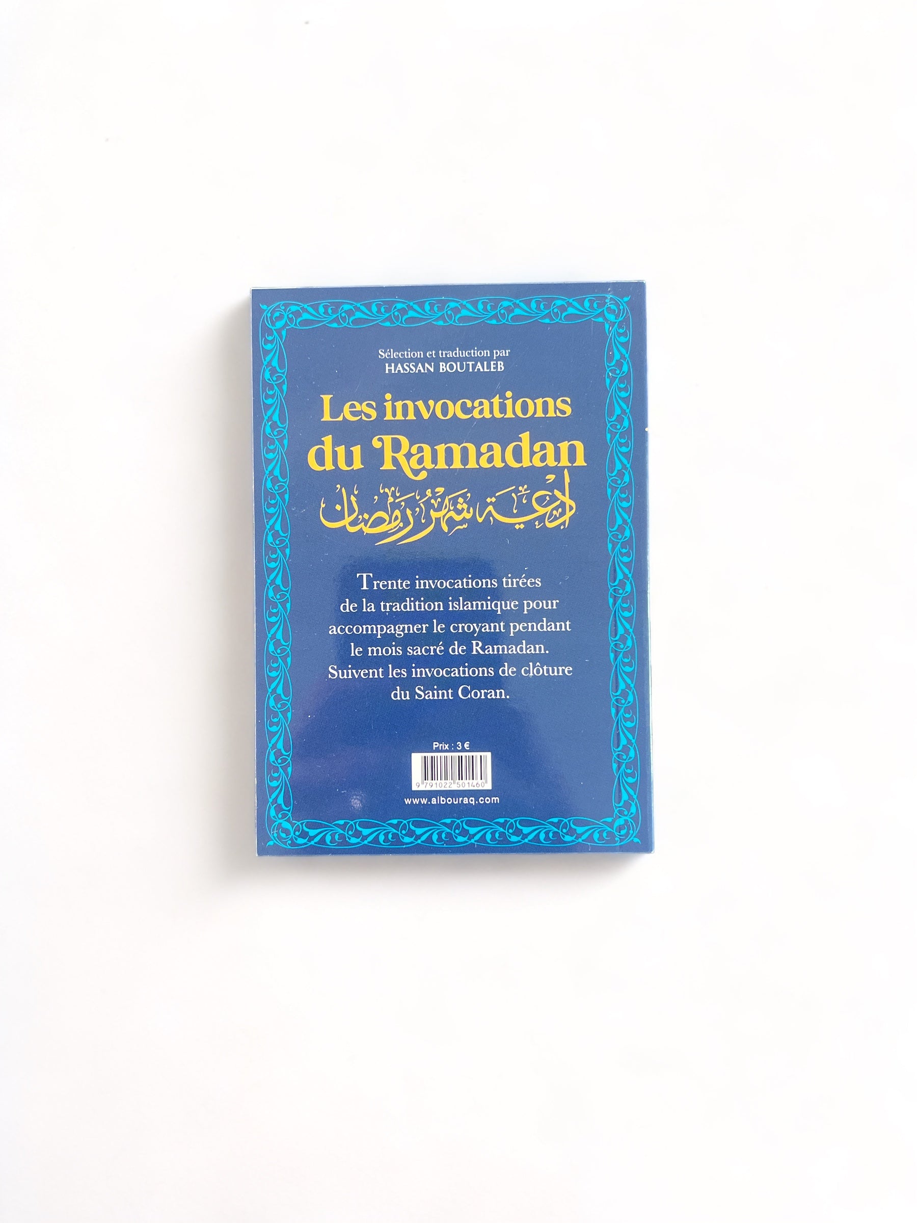 Les invocations du Ramadan (bilingue français-arabe) par Hassan Boutaleb - Bleu Verso - Albouraq