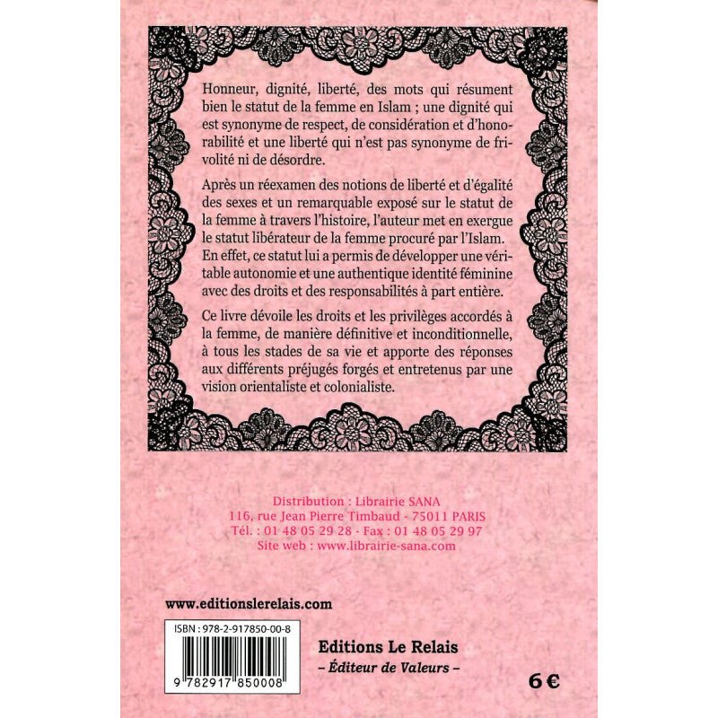 Honneur et Dignité - Le Statut de la femme en Islam d'après Abderrahmane El - Shiha - Livres par édition par Le Relais disponible chez Al - imen