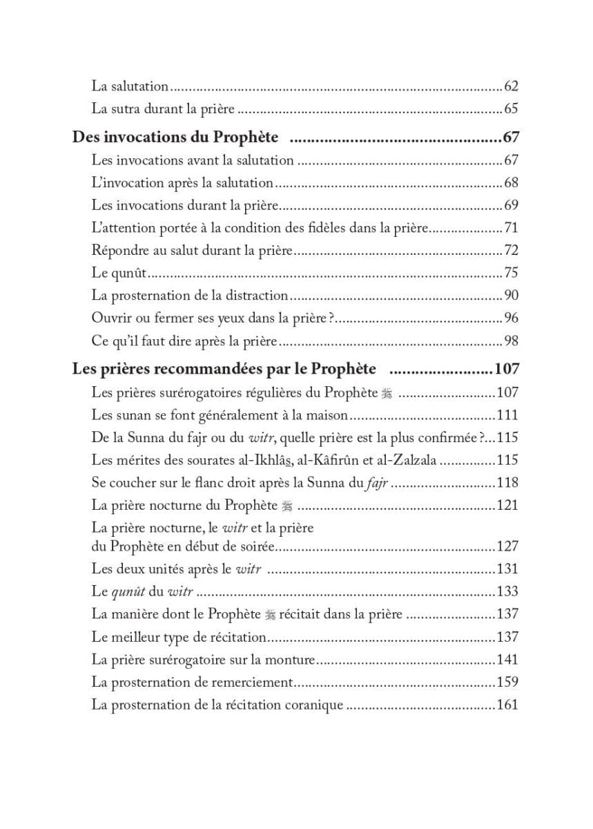 La Description des Prières du Prophète par Ibn Qayyim al-Jawziyya Al-Hadîth Livre > Islam 9782875453891 Librairie Musulmane Al-imen