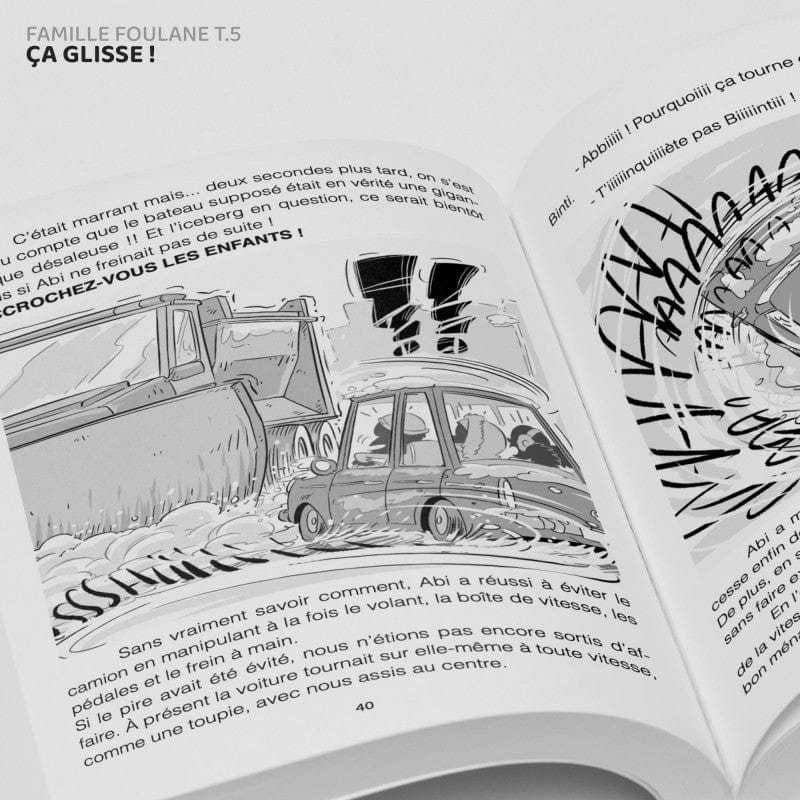 La Famille Foulane (tome 5) - Ça Glisse - Bdouin BDouin Livre Islam Enfant 9789998797895 Librairie Musulmane Al-imen