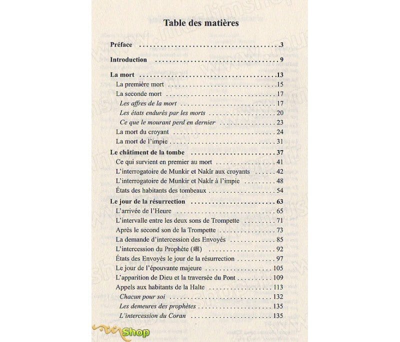 La vie future après la mort, La Perle Précieuse, de Abû Hâmid Al-Ghazâlî (Deuxième édition) Tawhid Livre > Islam 9782848621357 Librairie Musulmane Al-imen