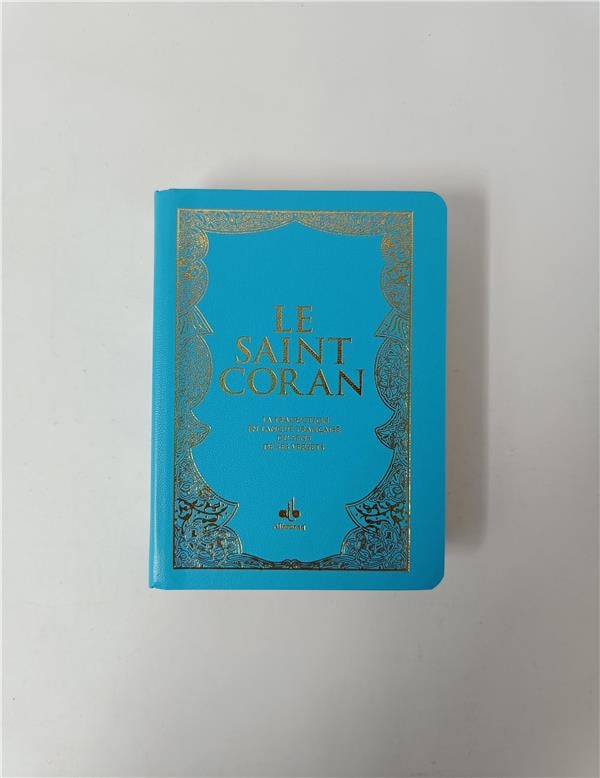 Le Saint Coran et la traduction en langue française du sens de ses versets (Poche) Turquoise Al - imen