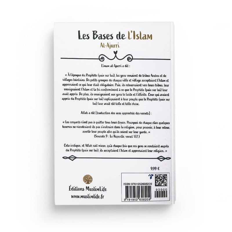 Les Bases de l’Islam - Al - Ajurri - Muslim Life - Livres par édition par MuslimLife disponible chez Al - imen