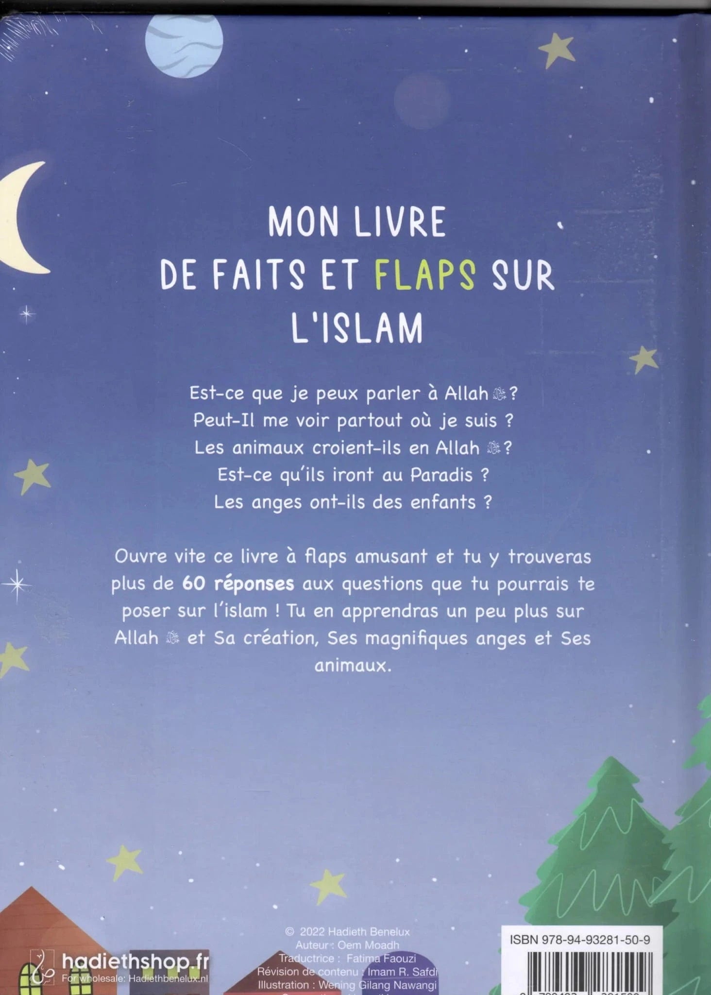 Mon livre de faits et flaps sur l’islam Hadieth Benelux Livre Islam Enfant 9789493281509 Librairie Musulmane Al-imen