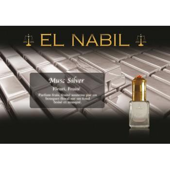Parfum El-Nabil Musc Silver El Nabil Musk de poche 6291105500494 Librairie Musulmane Al-imen