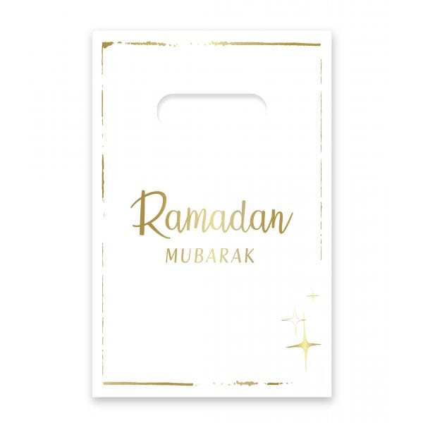 Sachets de bonbons ramadan mubarak 6 pièces Hadieth Benelux Sacs pour cadeaux 6013843561588 Librairie Musulmane Al-imen
