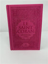 Saint Coran avec pages Arc - en - ciel (Rainbow) 14 x 19 cm Rose fluo Al - imen