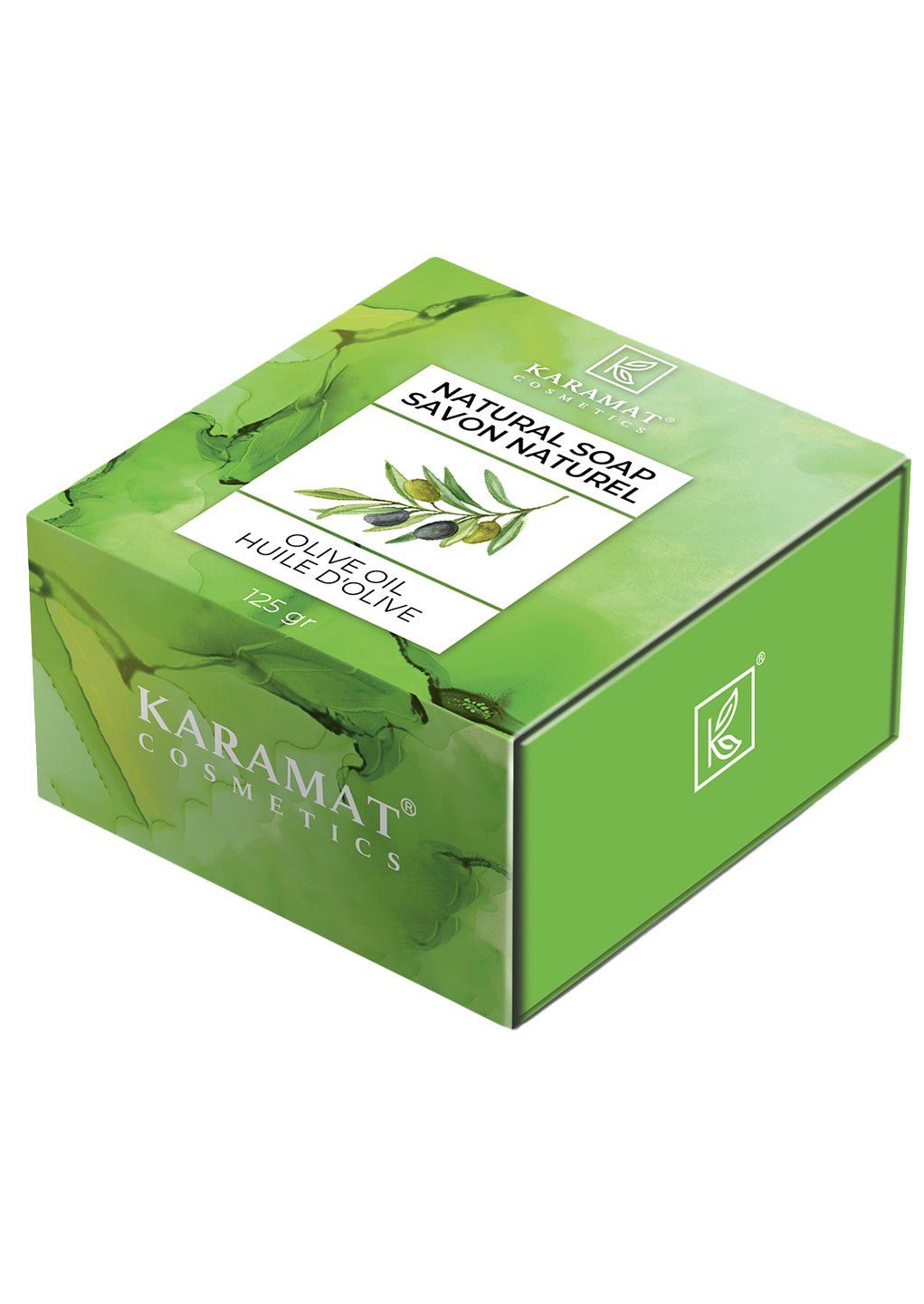 Savon naturel à l’huile d’olive 125gr - Karamat Cosmetics disponible chez Al - imen