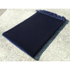 Tapis De Prière Velours Luxe Couleur Unie - BLEU MARINE disponible chez Al - imen