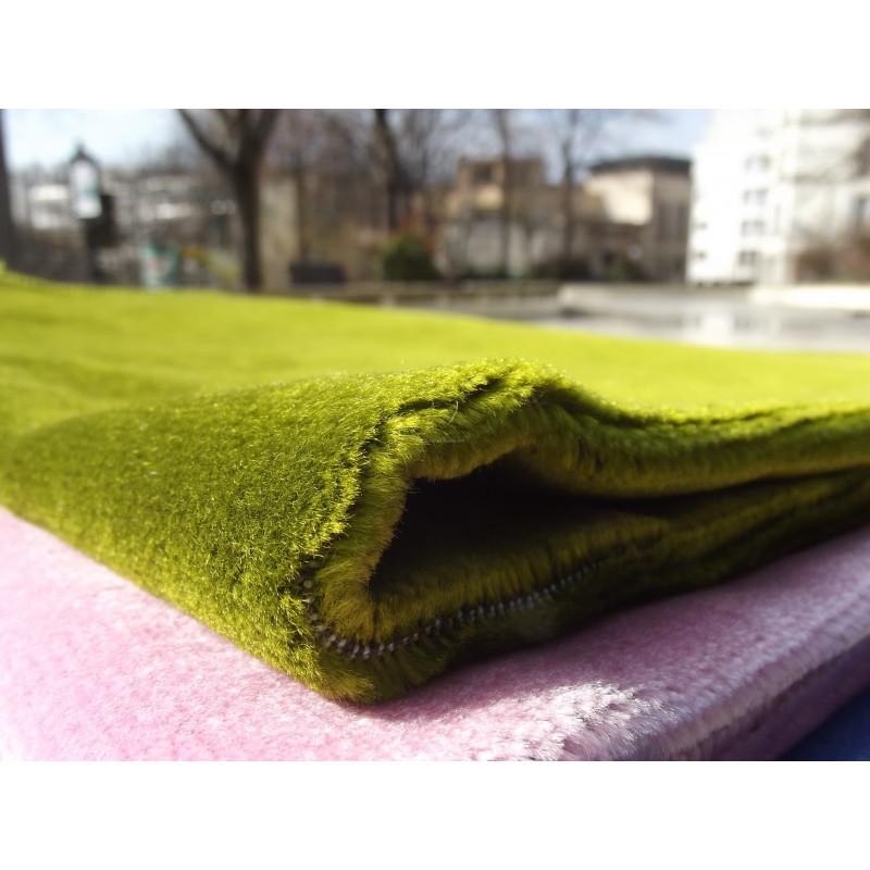 Tapis de Prière Velours Luxe couleur unie - VERT KAKI disponible chez Al - imen