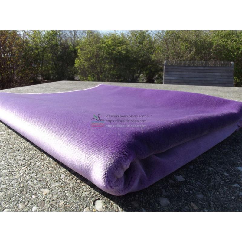 Tapis de Prière Velours Luxe couleur unie - VIOLET LAVANDE disponible chez Al - imen