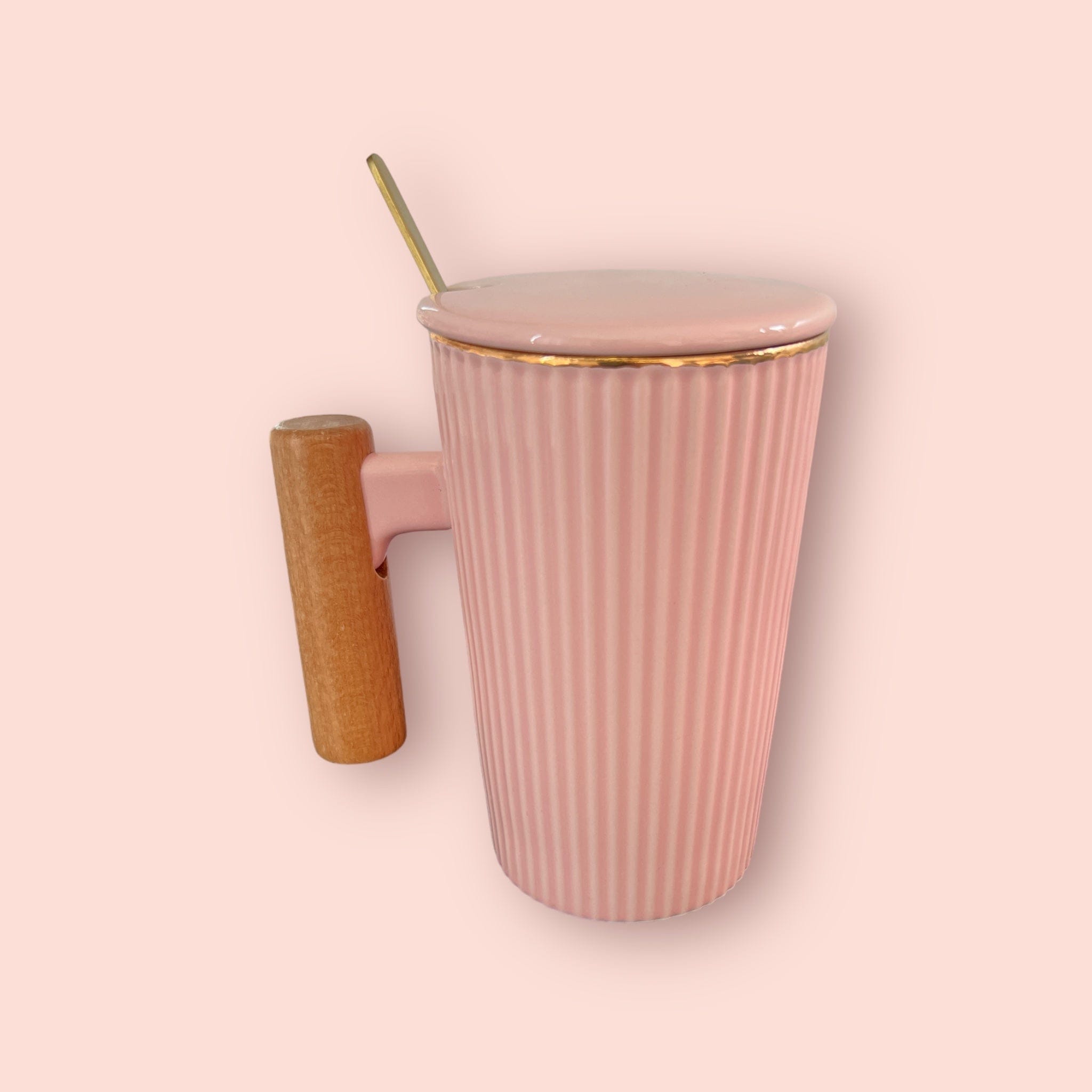 Tasse en céramique couleur Rose pastel effet rétro Al-imen Décoration 9782492025402 Librairie Musulmane Al-imen