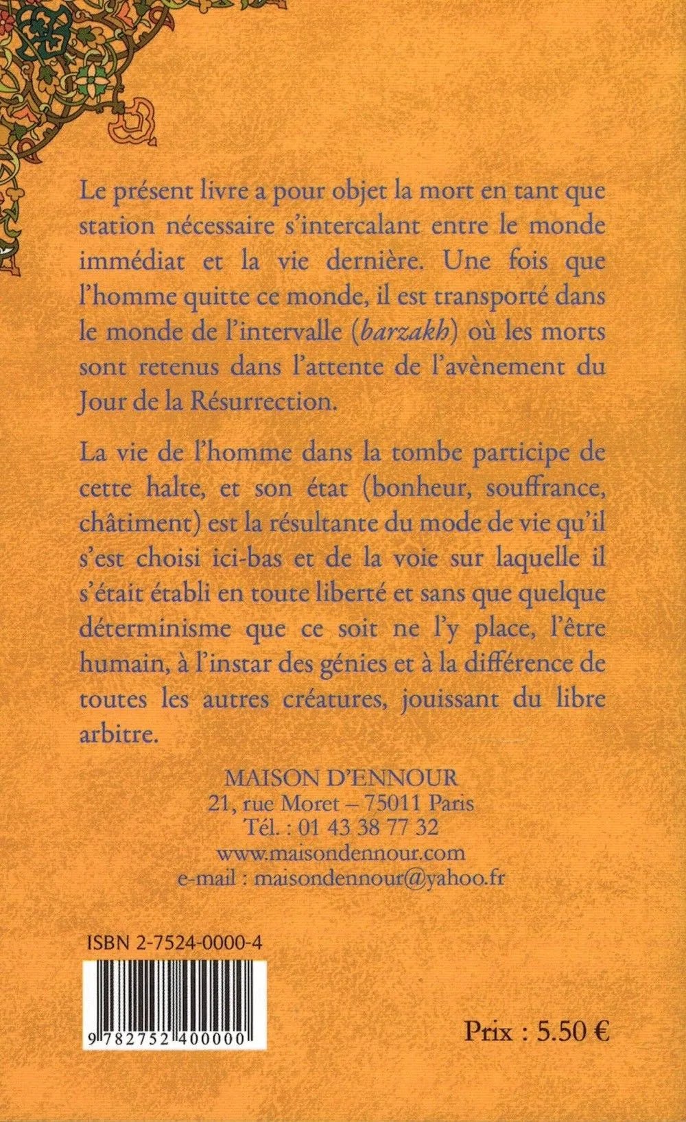 Voyage à l’intérieur de la tombe - Muhammas As - Sayim - Maison d'Ennour - Livres par édition par Maison d'Ennour disponible chez Al - imen