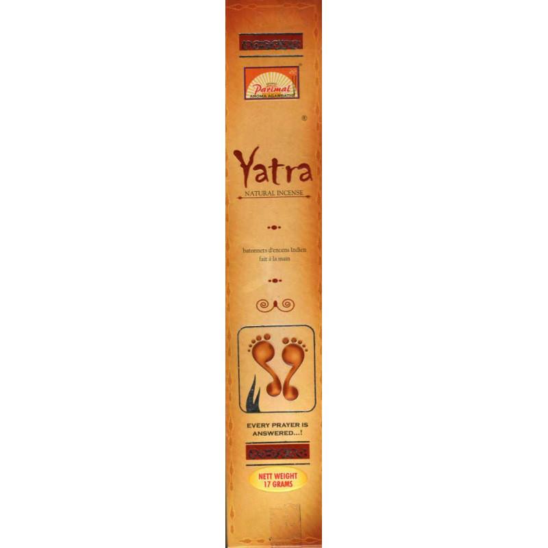 Yatra Encens Indien naturel,  15 bâtonnets (17g), de Parimal Mudo Encens 8901184110023 Librairie Musulmane Al-imen
