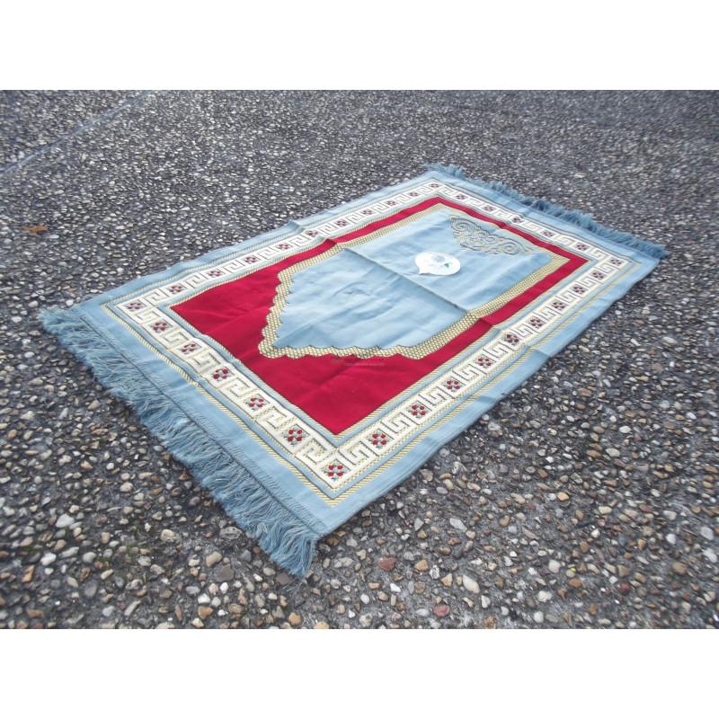 tapis-de-prieres-avec-boussole-integree-mode-demploi-couleur-bleu-cadre-rouge